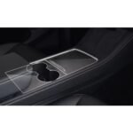 Tesla Model Y Bardaklık ve Merkezi Konsol Uyumlu Mat Tpu Koruyucu 2021-2024 - Görsel 2