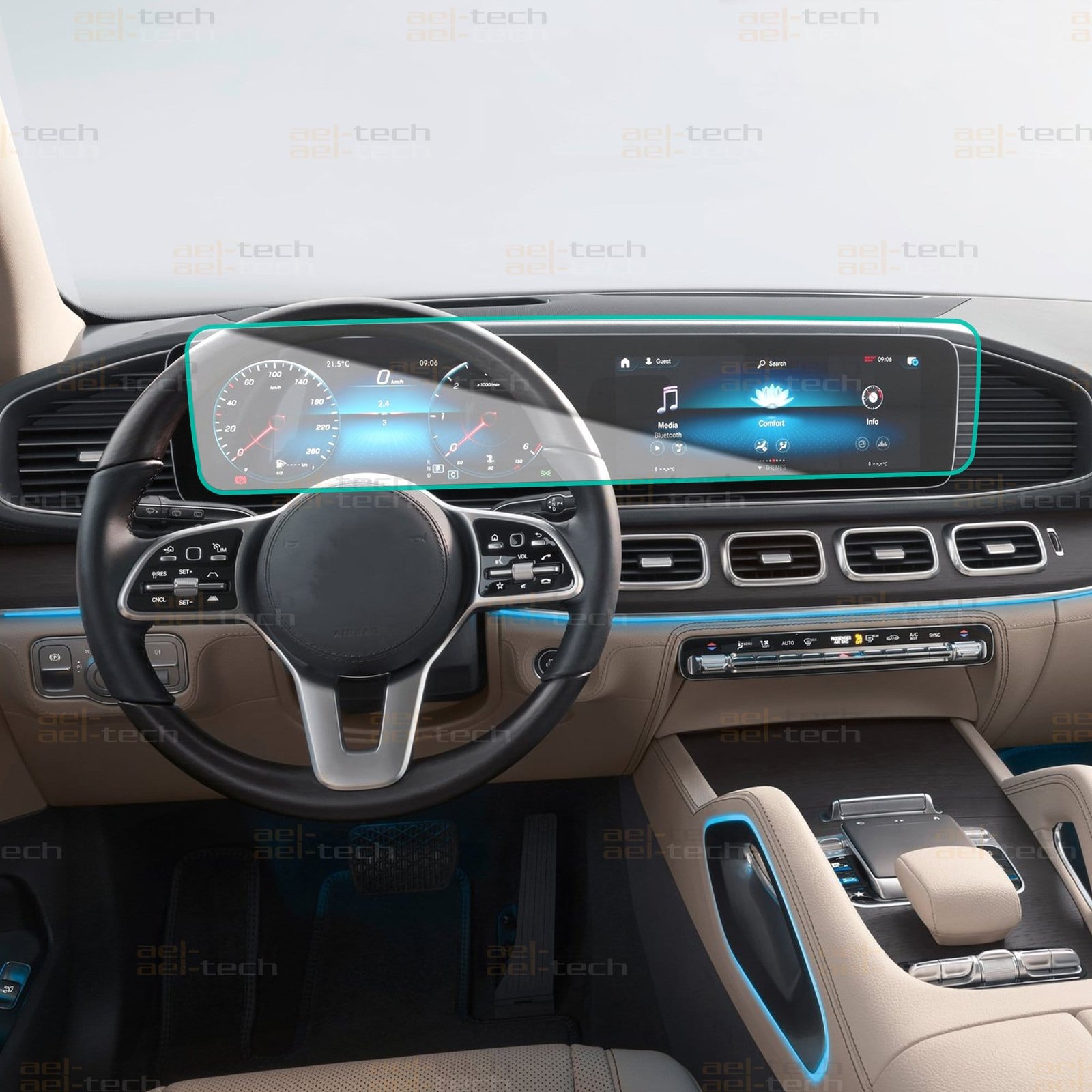 058923125826ccd4d354d92ca79bf47e.jpg Mercedes GLS Uyumlu Dijital Gösterge ve Navigasyon 9H Nano Ekran Koruyucu 2020-2025 - Görsel 1