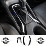 Toyota Corolla Uyumlu Vites Etrafı ve Kolçak Altı 5D Karbon Görünümlü TPU Koruma 2019-2026 - Görsel 2