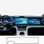 Mercedes GLC 400 Uyumlu Dijital Gösterge ve Navigasyon 9h Nano Ekran Koruyucu 2026-2027 - Görsel 2