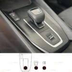 Nissan Qashqai Uyumlu Orta Konsol Piano Black TPU Koruyucu 3lü set 2025-2026 - Görsel 2