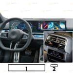 BMW 5 Serisi Uyumlu Multimedya ve Arka Klima 9h Nano Ekran Koruyucu 2li Set 2024-2026 - Görsel 2