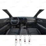 Kia Sportage Cool,Live,Vision Uyumlu Ön Ve Arka Kapı Kolları TPU Koruyucu 4lü Set 2026-2027 - Görsel 2