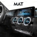 Mercedes A180 Uyumlu 10.25 Inç Mat Görünüm Navigasyon  9h Nano Ekran Koruyucu 2019-2026 - Görsel 2