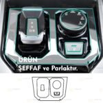 Renault Boreal Uyumlu Vites Etrafı Esnek TPU Nano Koruyucu 2026-2027