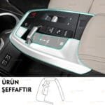 Bmw X1 Uyumlu Vites Etrafı Piano Black Tpu Koruyucu 2023-2026