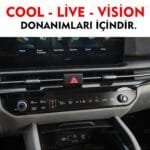 Kia Sportage Cool,Live,Vision Klima Kontrol Paneli 9h Nano Ekran Koruyucu 2025-2027 - Görsel 2