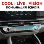 Kia Sportage Cool,Live,Vision Klima Kontrol Paneli 9h Nano Ekran Koruyucu 2025-2027